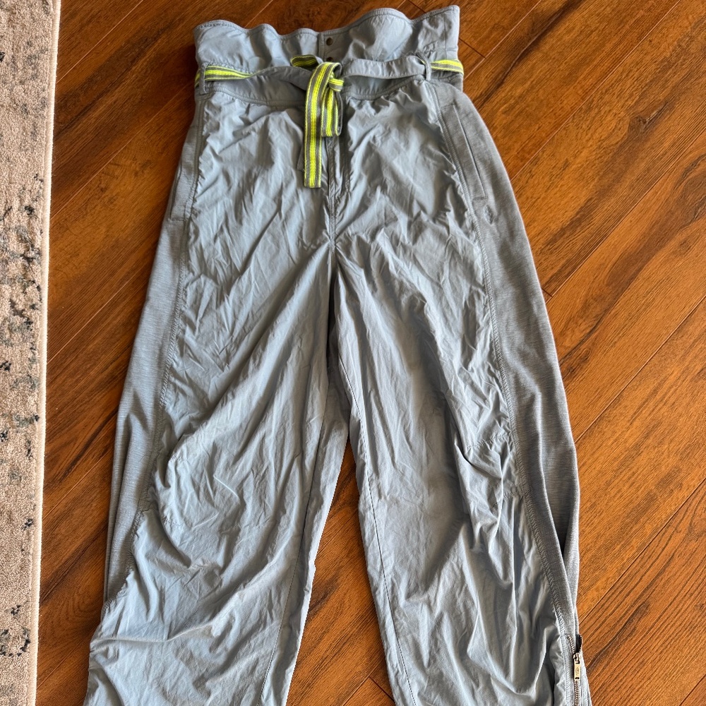 FP Movement High Waisted Jogger Pants Blue Gray Size Large